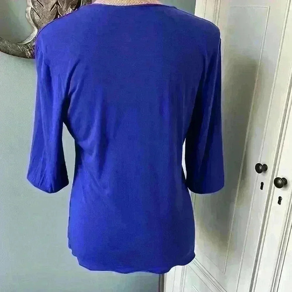 Armani Collezioni Top . Purple size 12 - Picture 3 of 6